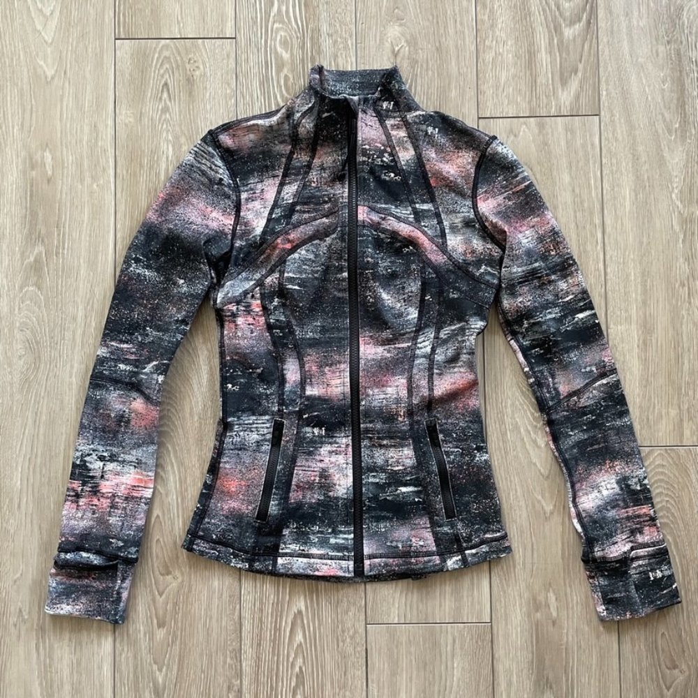 lululemon | Define Jacket in Azurite Poppy Coral Multi - Picture 3 of 12